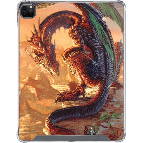 Bravery Misplaced Dragon and Knight by Ed Beard Jr iPad Cases